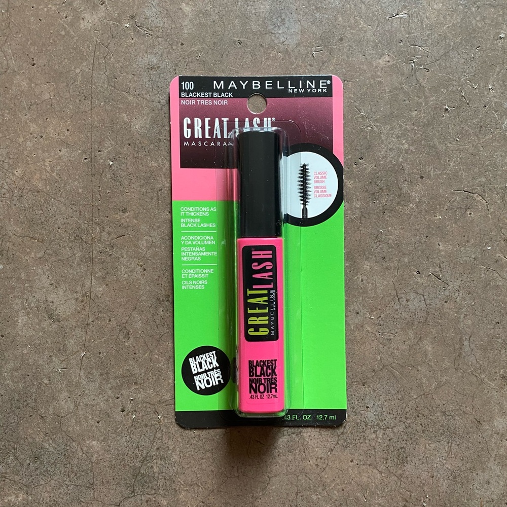 Maybelline Great Lash Mascara - Blackest Black